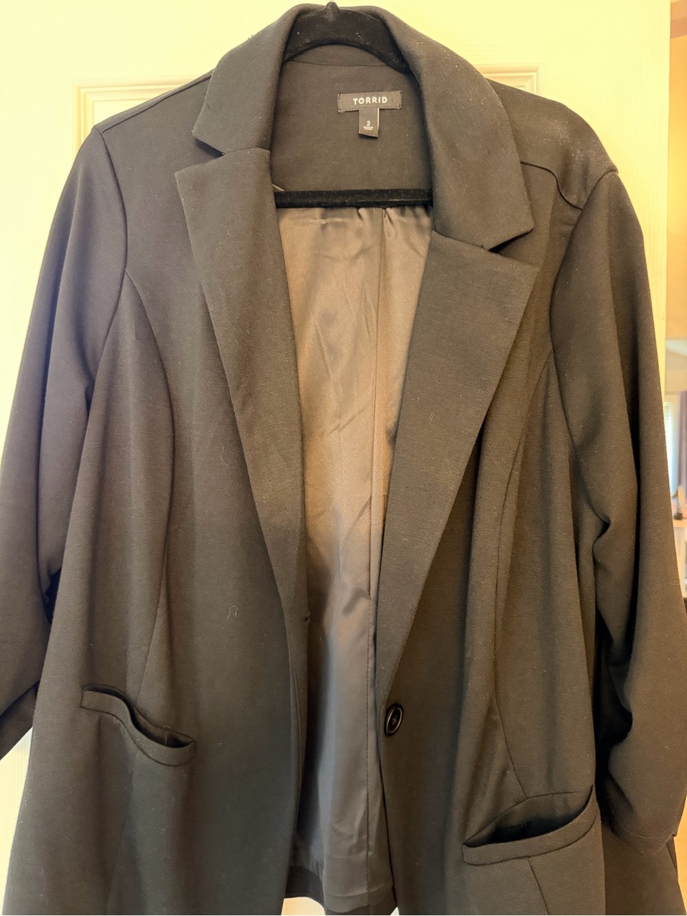 torrid Black Tailored Blazer Jacket